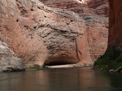 red wall canyon river